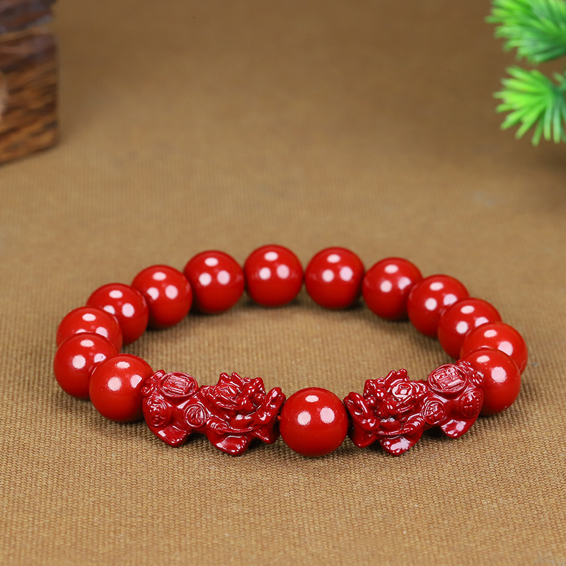 Cinnabar karkötő, eredeti dizájn, uniszex, polírozott felület, anti-fáradtság, 21 darab