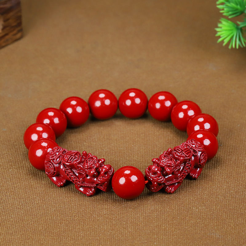 Cinnabar karkötő, eredeti dizájn, uniszex, polírozott felület, anti-fáradtság, 21 darab