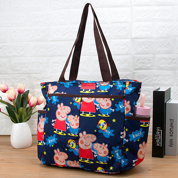 Plecu soma, daudzfunkcionāla un ūdensizturīga, ziedu raksts, poliester materiāls