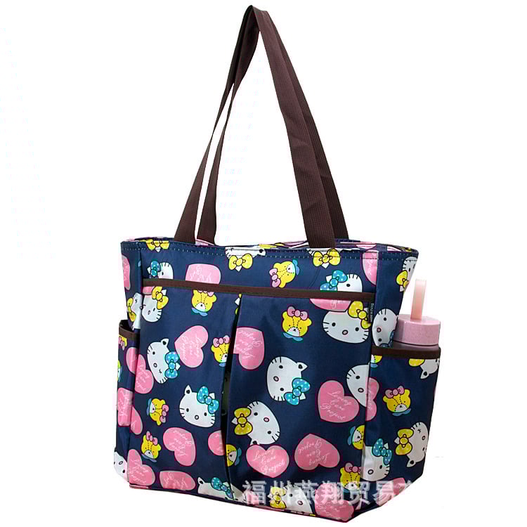 Plecu soma, daudzfunkcionāla un ūdensizturīga, ziedu raksts, poliester materiāls