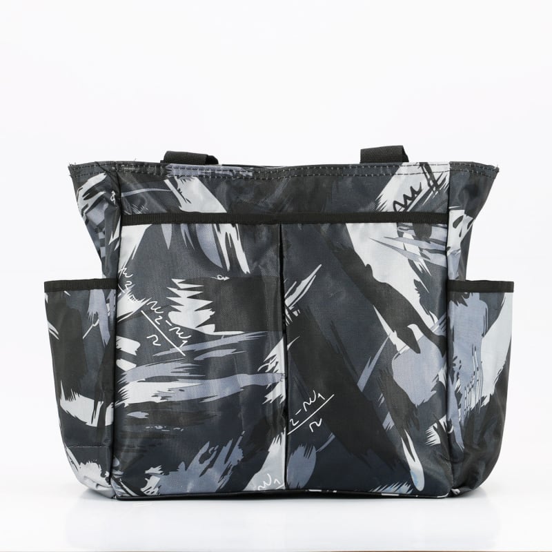 Plecu soma, daudzfunkcionāla un ūdensizturīga, ziedu raksts, poliester materiāls