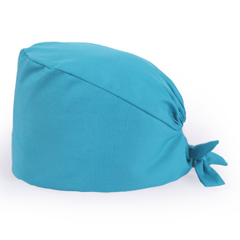 Operācijas cepure, universāla, kokvilna, vienkrāsaina, kupolveida augšdaļa ar malām