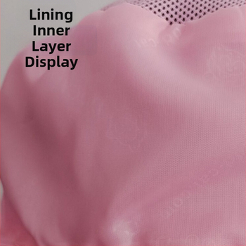 Sievietes elpojoša kokvilnas higiēniskā cepure pārtikas darbnīcai ar izšūtu logotipu, korejiešu stilā, plakana galvas daļa, īsa mala