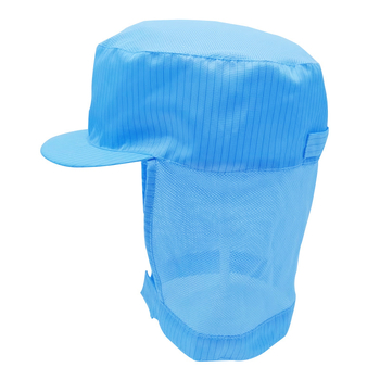 Sievietes elpojoša kokvilnas higiēniskā cepure pārtikas darbnīcai ar izšūtu logotipu, korejiešu stilā, plakana galvas daļa, īsa mala