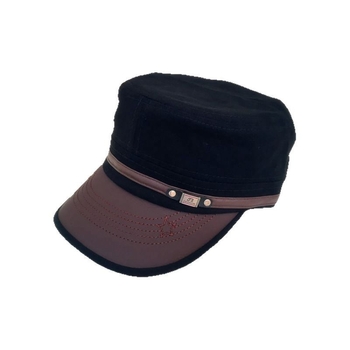 Plakana cepure, universāla, kokvilnas twill audums ar izšuvumu un platām malām