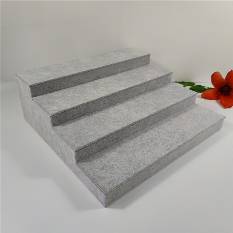 Penkių sluoksnių trapecijos dizaino išskleidžiamas laikiklis apyrankėms ir akinėms, metalinė konstrukcija, 2024 m. pavasaris