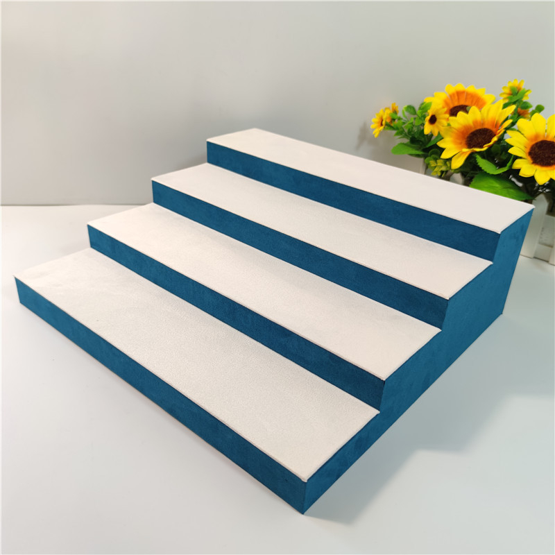 Penkių sluoksnių trapecijos dizaino išskleidžiamas laikiklis apyrankėms ir akinėms, metalinė konstrukcija, 2024 m. pavasaris