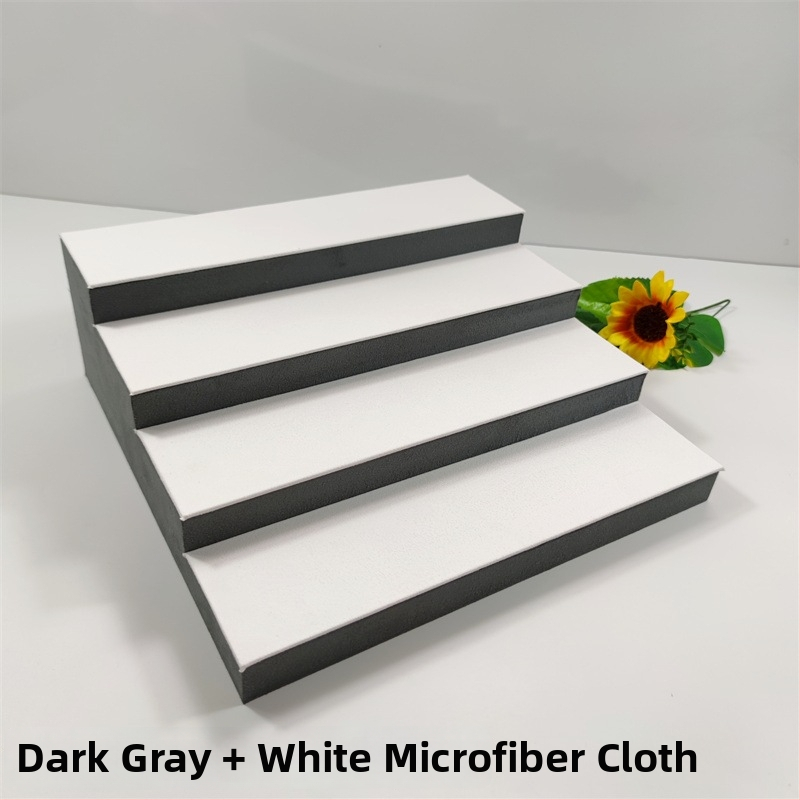 Penkių sluoksnių trapecijos dizaino išskleidžiamas laikiklis apyrankėms ir akinėms, metalinė konstrukcija, 2024 m. pavasaris