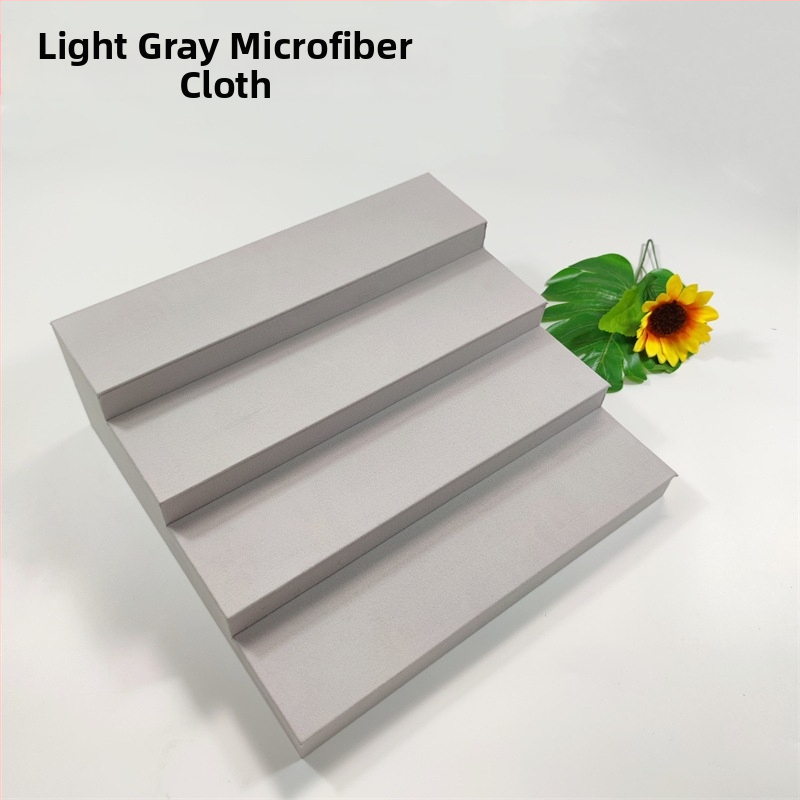 Penkių sluoksnių trapecijos dizaino išskleidžiamas laikiklis apyrankėms ir akinėms, metalinė konstrukcija, 2024 m. pavasaris