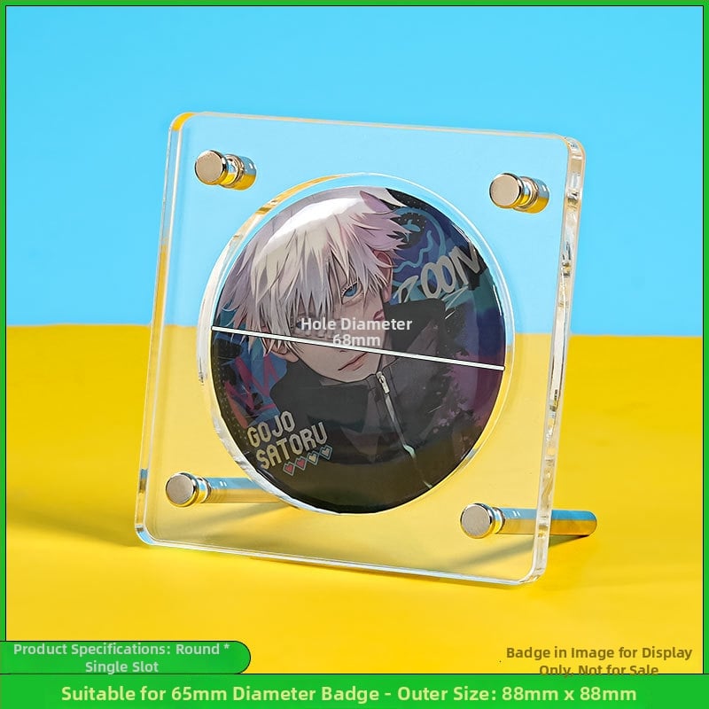 Akrilo ženkliukų ekspozicijos stendas su 9 skyriais, trijų sluoksnių stalinis ekranas, skaidrus 3D dizainas