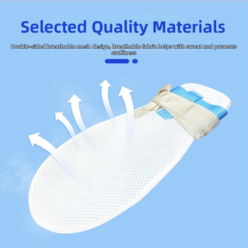 Vyresniųjų priežiūros ribojimo rinkinys: alkūnės ribojančios pirštinės ir fiksuojantis diržas, medžiaga – alyvos juostelė, be įkaitinimo