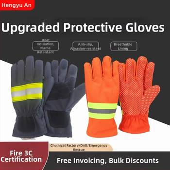 3C certificirane vatrogasne izolirane rukavice za visoke temperature — otporne na vatru, toplinska izolacija