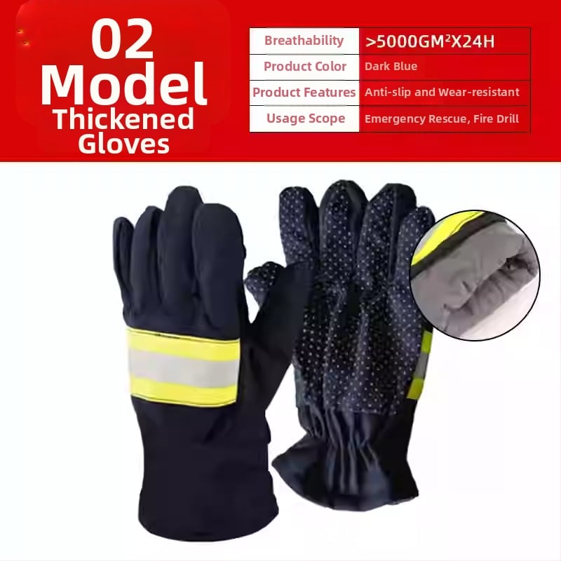 3C certificirane vatrogasne izolirane rukavice za visoke temperature — otporne na vatru, toplinska izolacija