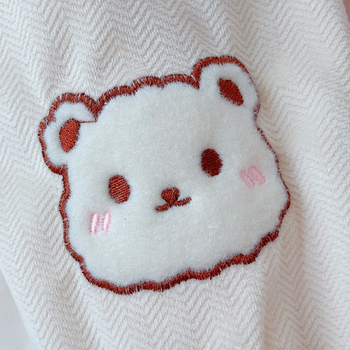 Oversleeve pūšjakai ar lāču rakstu | korejiešu stils | netīrību pretī funkcija | poliesterā šķiedra | izšuvums | sievietēm | ziema/rudens