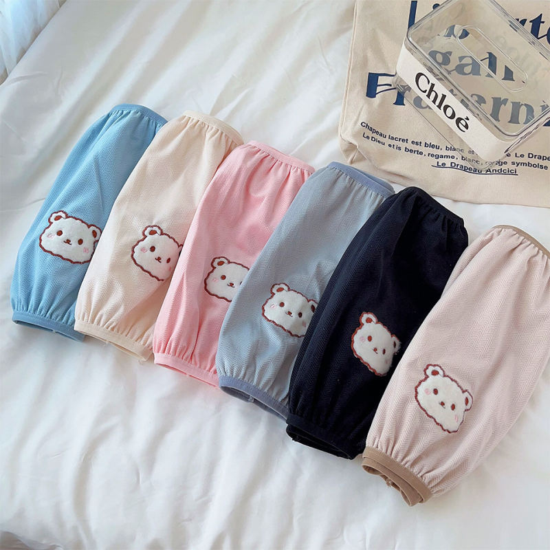 Oversleeve pūšjakai ar lāču rakstu | korejiešu stils | netīrību pretī funkcija | poliesterā šķiedra | izšuvums | sievietēm | ziema/rudens