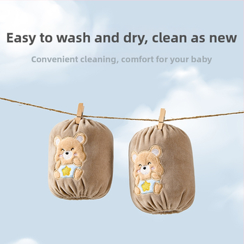 Bērnu rokas piedurknes ar karikatūru rakstu, pret traipu, poliesters, izšūšana, rudens un ziemas sezonai