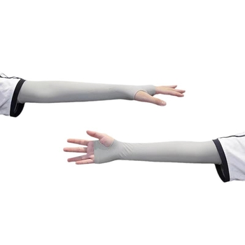 Слънцезащитни охлаждащи ръкави за деца — UV защита, охлаждане, едноцветен дизайн, найлонова материя, основен състав 81–95%, пролет 2024