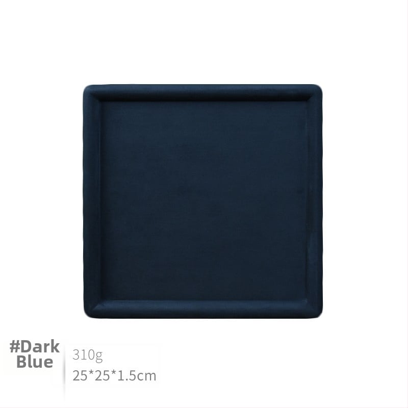 Raft de afișaj pentru bijuterii din velur de oaie, design tip plăci, un singur nivel – Zhongmeida