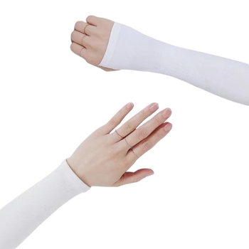 Saules aizsardzības rokaspārni, garas, piemērotas velobraukšanai, modalā kokvilna