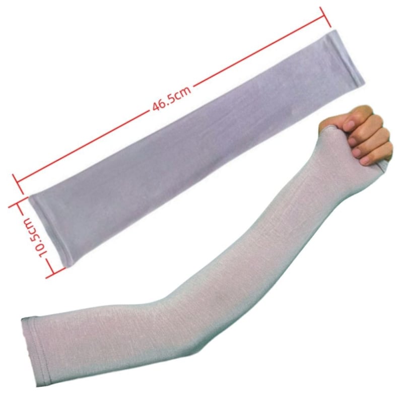 Saules aizsardzības rokaspārni, garas, piemērotas velobraukšanai, modalā kokvilna