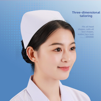 Māsu cepure - poliesters; vienkrāsains raksts; vienkārša audums; matēts pārklājums; visām sezonām