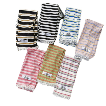 Полиестерни слънцезащитни ръкави за открито, дантелено райе и открит кант, дишащи, имитация брокат с висока плътност