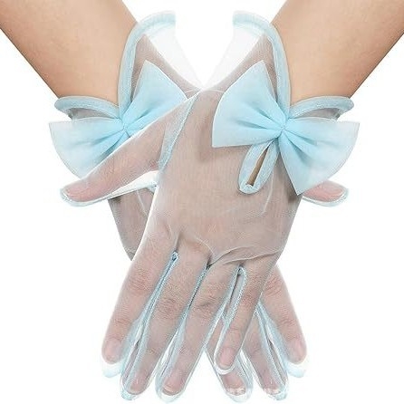 Sieviešu marles cimdi, īss stils, dekoratīvi, mežģīņu atvērtas plaukstas locītavām, caurspīdīgi