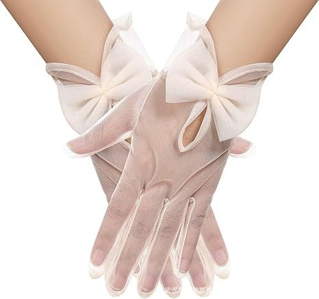 Sieviešu marles cimdi, īss stils, dekoratīvi, mežģīņu atvērtas plaukstas locītavām, caurspīdīgi