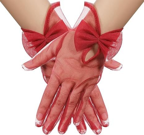 Sieviešu marles cimdi, īss stils, dekoratīvi, mežģīņu atvērtas plaukstas locītavām, caurspīdīgi