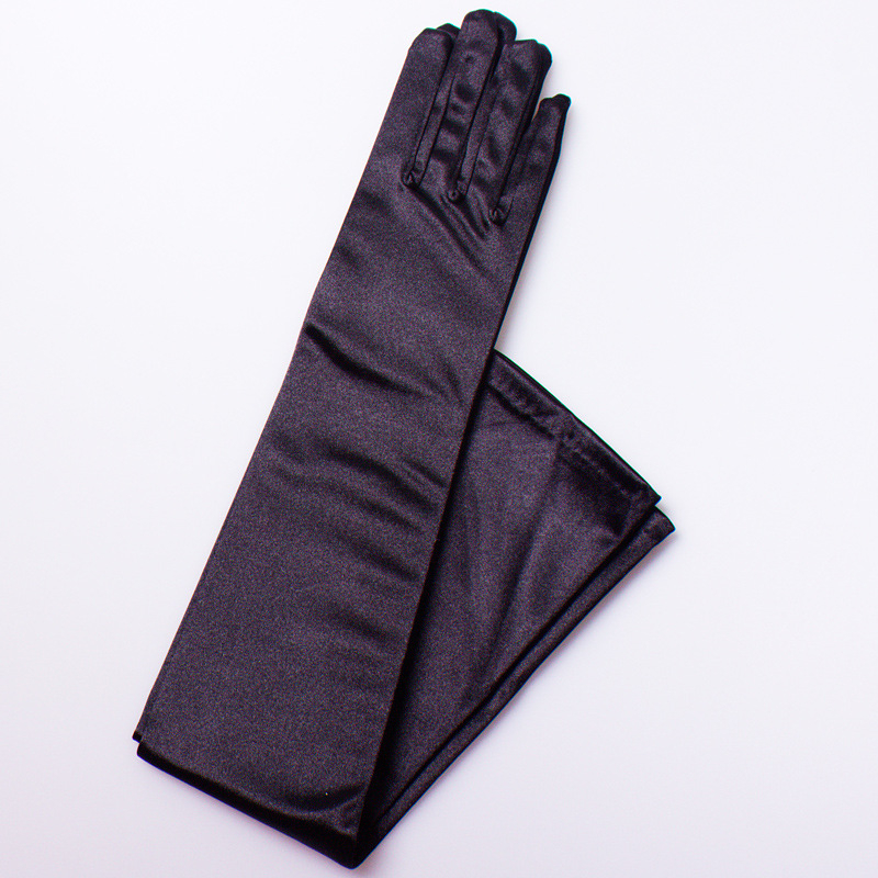 Mănuși de mireasă de lungime medie pentru femei (Decorație; Material tricotat; Toate anotimpurile; Primăvara 2023)