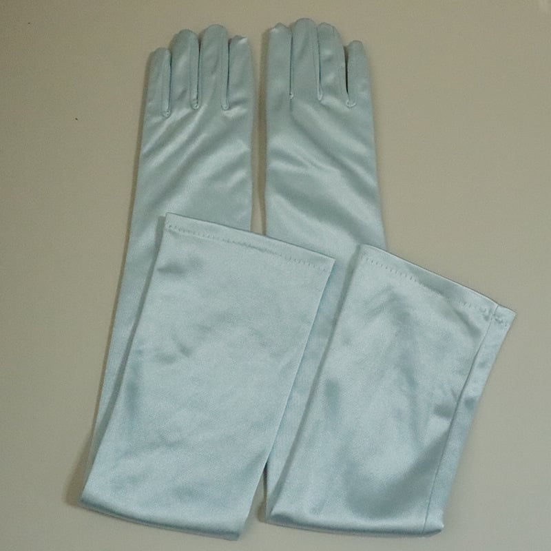 Mănuși de mireasă de lungime medie pentru femei (Decorație; Material tricotat; Toate anotimpurile; Primăvara 2023)