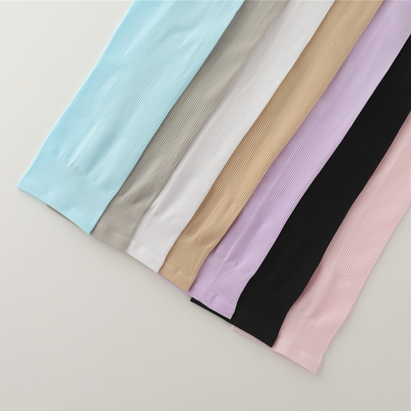 UV ръкави за защита от слънце с Ice Silk плат, нейлонова тъкан, 81–95% нейлон съдържание, пролет 2025, модерен градски стил