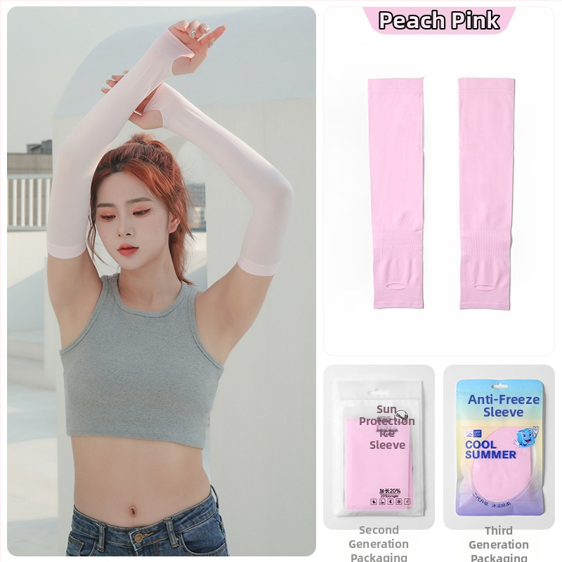 UV ръкави за защита от слънце с Ice Silk плат, нейлонова тъкан, 81–95% нейлон съдържание, пролет 2025, модерен градски стил