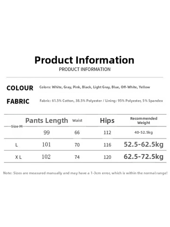 Női pamutból készült széles lábú nadrág, laza szabás, őszi 2024, japán-koreai kényelmes stílus