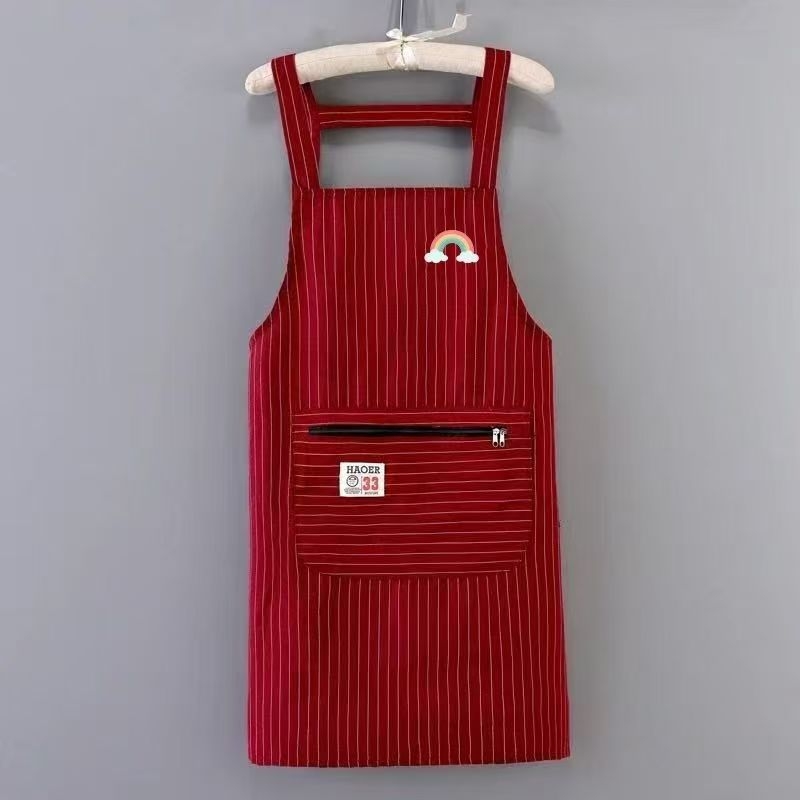 Raibā virtuves priekšauts - korejiešu stilā, universāla, Huajun audums, vasara 2025