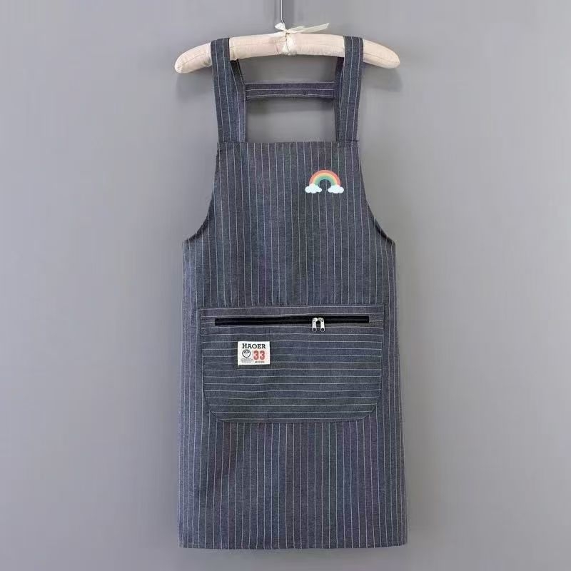 Raibā virtuves priekšauts - korejiešu stilā, universāla, Huajun audums, vasara 2025