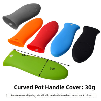 Silikona pannas rokturu komplekts ar modernu rakstu – Bai Hua, 2023, pielāgojamība