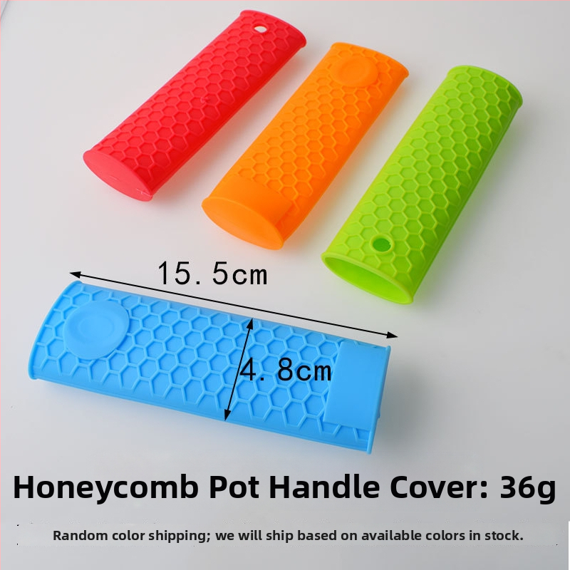 Silikona pannas rokturu komplekts ar modernu rakstu – Bai Hua, 2023, pielāgojamība