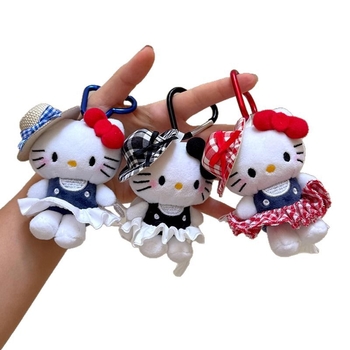 Mīkstais atslēgu piekariņš – Karikatūras stila lelle, Somas piekariņš, Izcelsme: Jinhua, Apstrādes tehnoloģija: 20213, Materiāls: 3359927, 2025. gada pavasaris