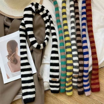 Pleteni šal, korejski stil Y2K, unisex, japanskog tankog dizajna, poliestersko vlakno, proljeće, izdanje ljeto 2021