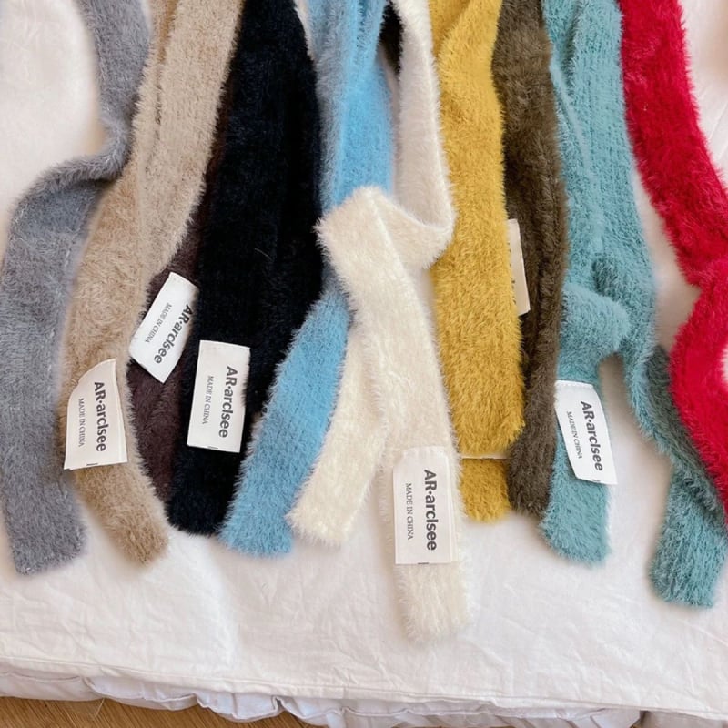 Garš, šaurs šalle meitenēm — Eiropas un Amerikas dizains, vilnas šalle aksesuārs ziemai, palaists 2021. gada vasarā