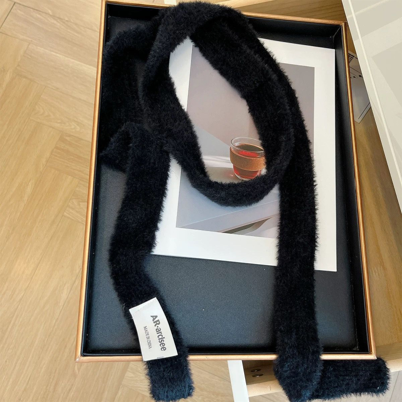 Garš, šaurs šalle meitenēm — Eiropas un Amerikas dizains, vilnas šalle aksesuārs ziemai, palaists 2021. gada vasarā