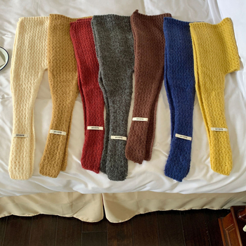 Sievietēm adīts šalle klimatizētām telpām, vienkrāsaina, korejiešu stilā, silts plecu šalle rudens un ziemai