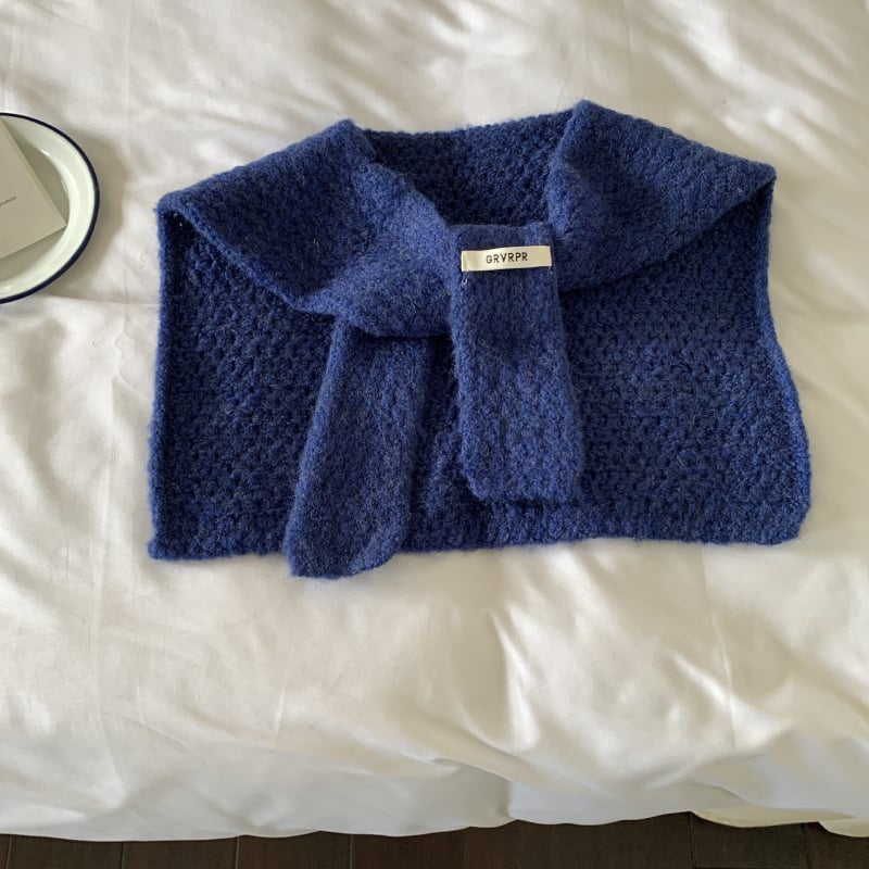 Sievietēm adīts šalle klimatizētām telpām, vienkrāsaina, korejiešu stilā, silts plecu šalle rudens un ziemai