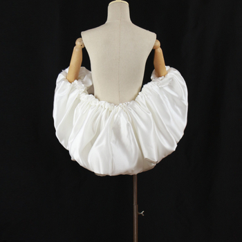 Atdalāms satīna šalle kāzu kleitai, pielāgojams, izlaišana vasarā 2025