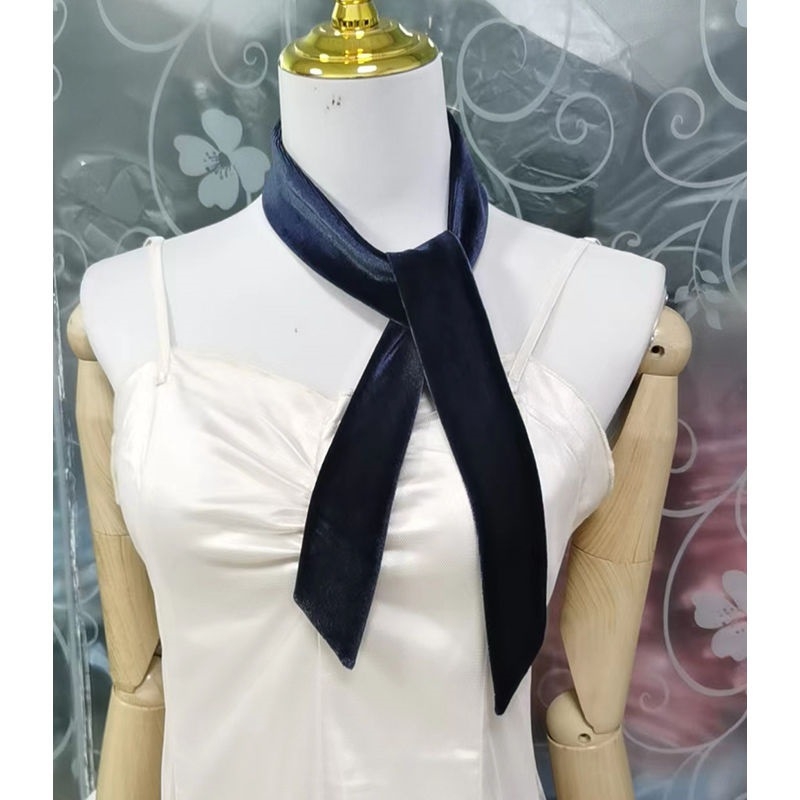 Velvētā šalles aksesuārs ar loku siksnu, plāns šalle; materiāls: velvēt/polisteris; sezona: pavasaris; izlaišanas gads: 2021