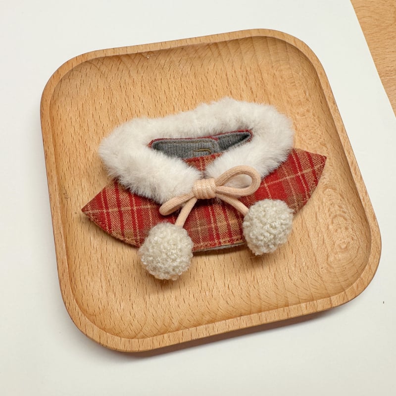 Șal din lână pentru păpuși — accesorii pentru mini haine, personalizare disponibilă; Material: lână; Sezone: toate; În stoc