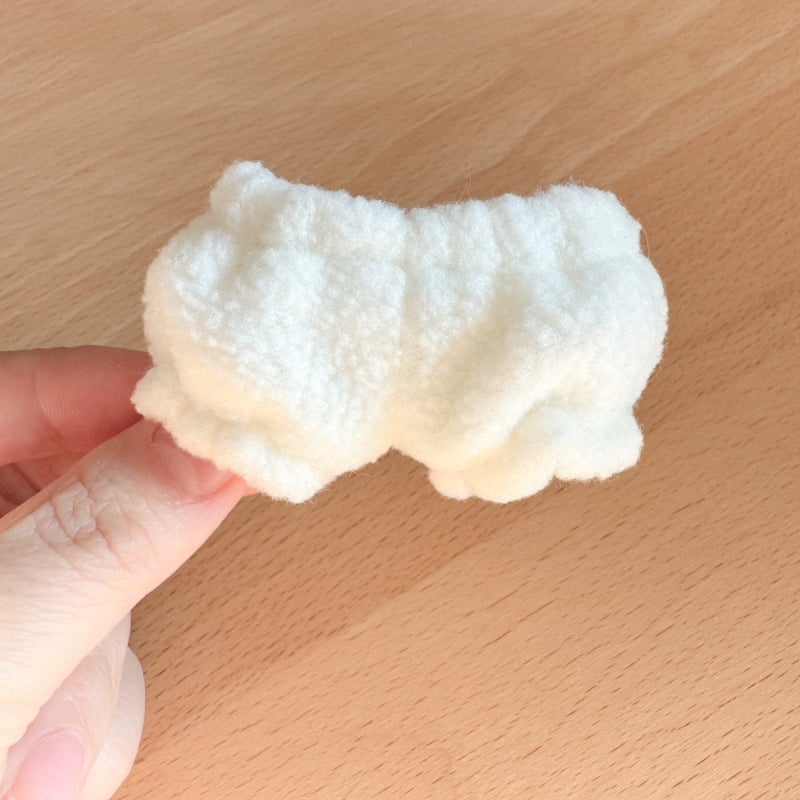 Șal din lână pentru păpuși — accesorii pentru mini haine, personalizare disponibilă; Material: lână; Sezone: toate; În stoc