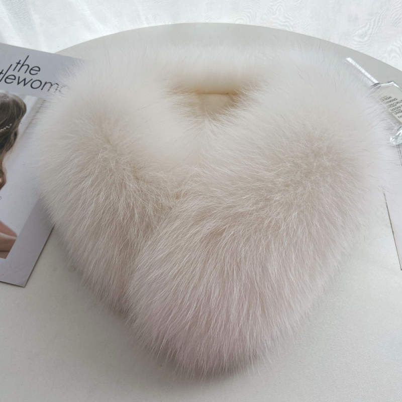 Fular din blană de vulpe cu magnet, guler din blană reală, accesoriu personalizabil pentru haine de iarnă/primăvară/toamnă, origine Hebei