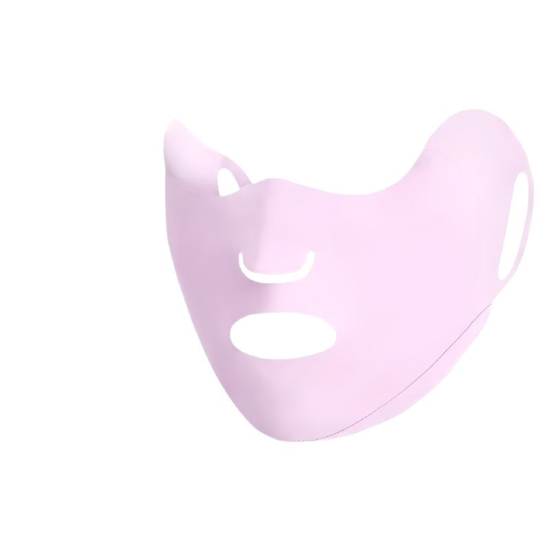 Ice Silk saules aizsardzības maska ar ausu siksnām, universāla, vienkrāsains raksts